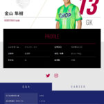 選手ページをリニューアル(お待たせしました…!)