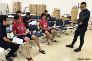 プロサッカー選手も、新人研修あるんです!